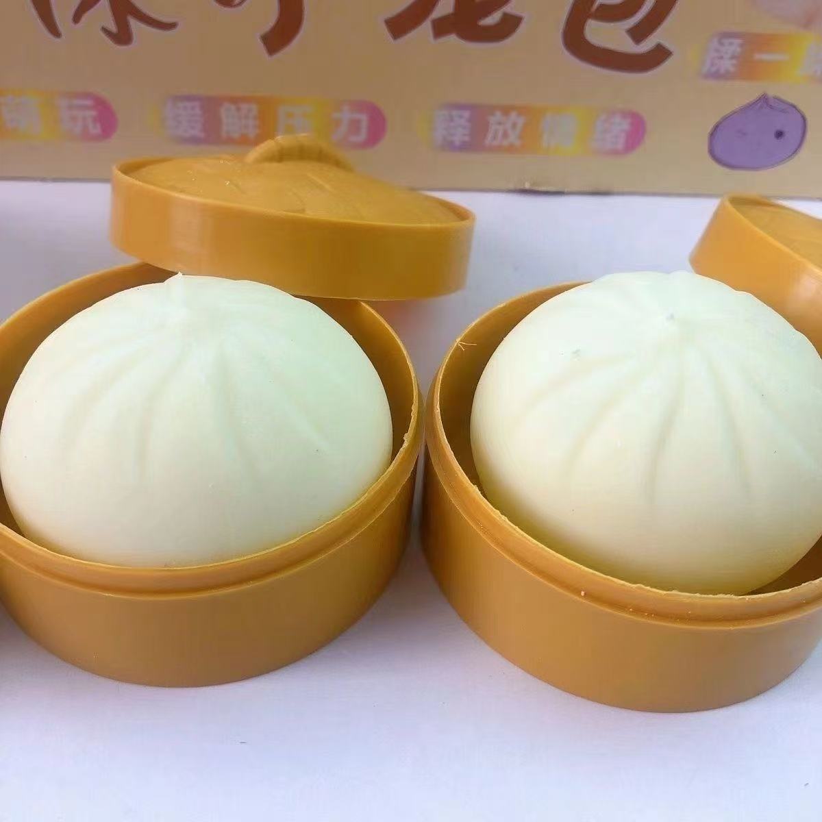 Realistic Squishy Bun Stress Relief Toy