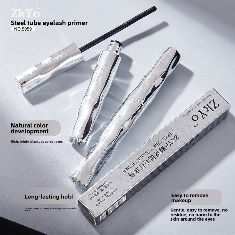 Steel Tube Eyelash Primer Long-Lasting Curling Mascara