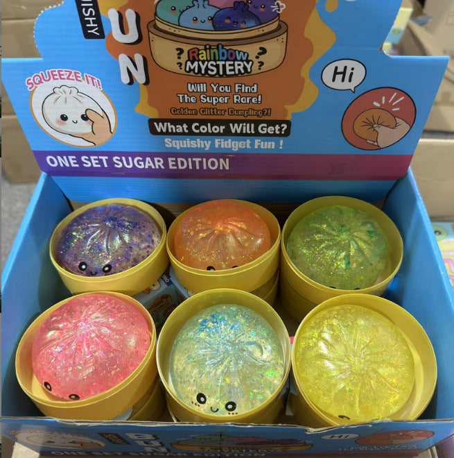 Realistic Squishy Bun Stress Relief Toy