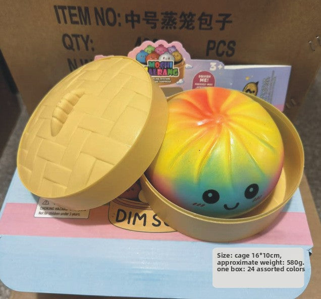 Realistic Squishy Bun Stress Relief Toy