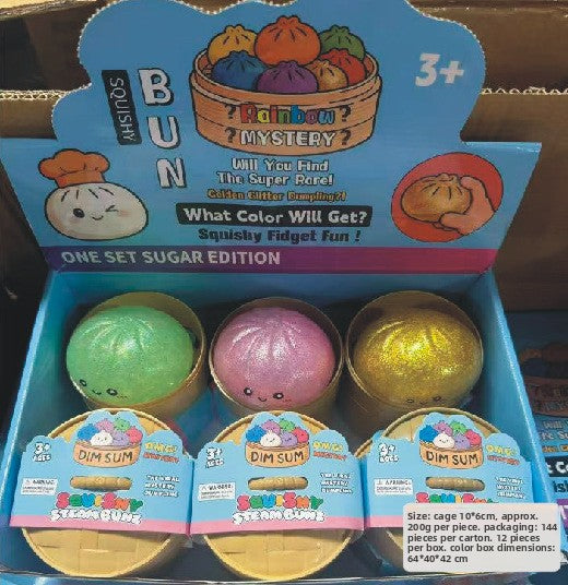 Realistic Squishy Bun Stress Relief Toy