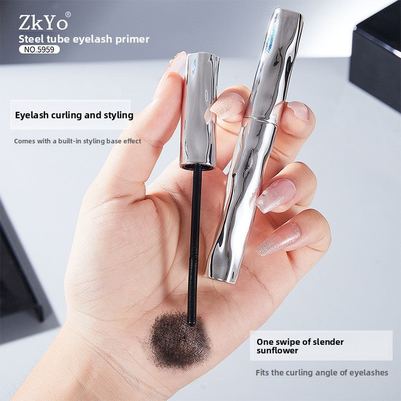Steel Tube Eyelash Primer Long-Lasting Curling Mascara