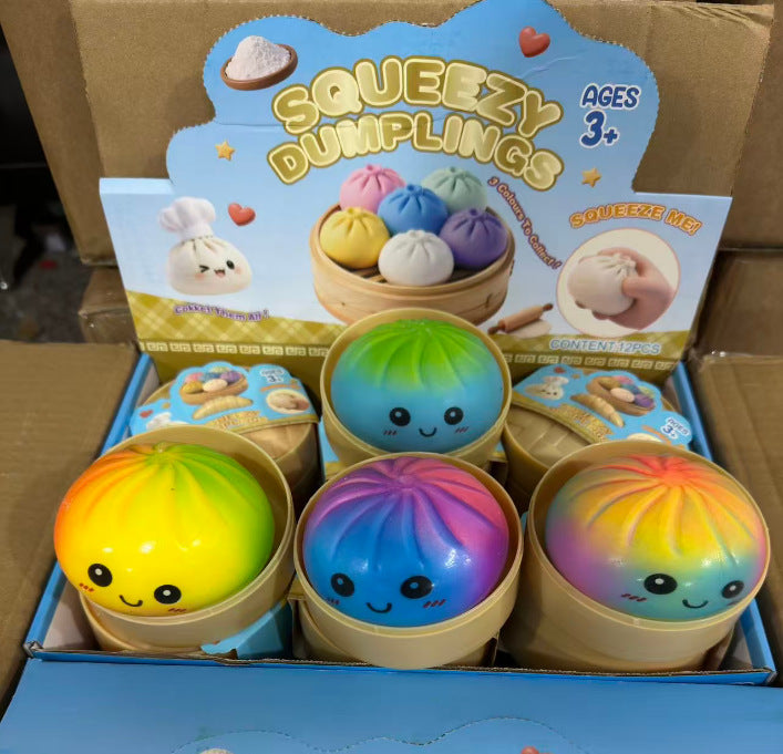 Realistic Squishy Bun Stress Relief Toy