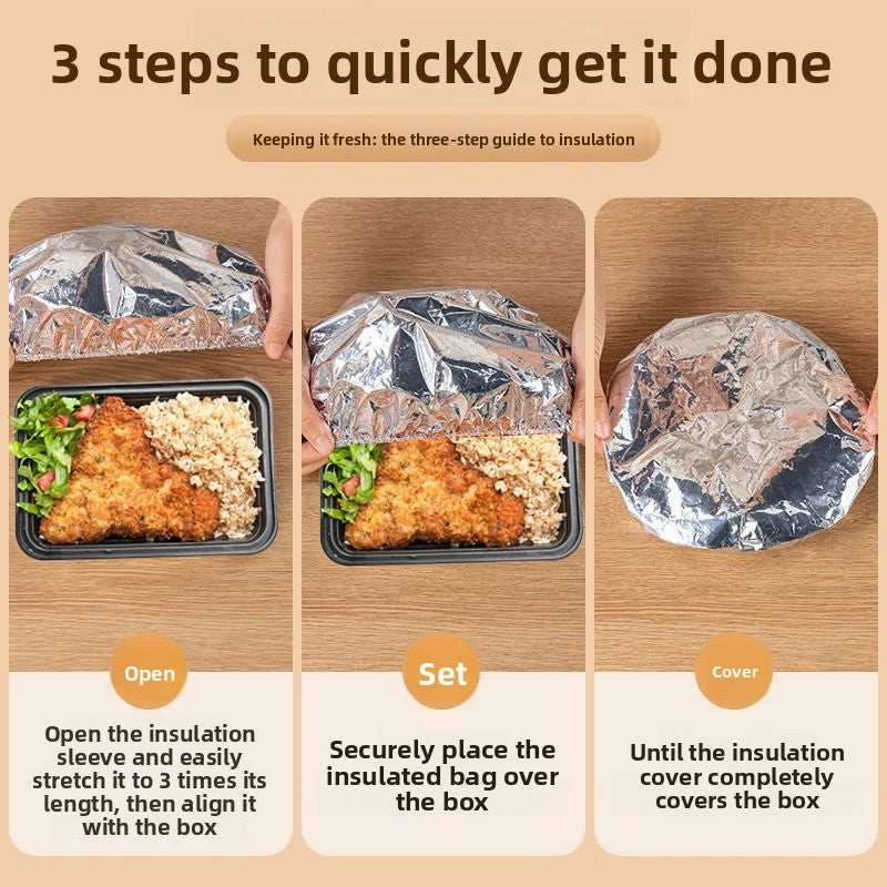 Aluminum Foil Meal Insulation Covers