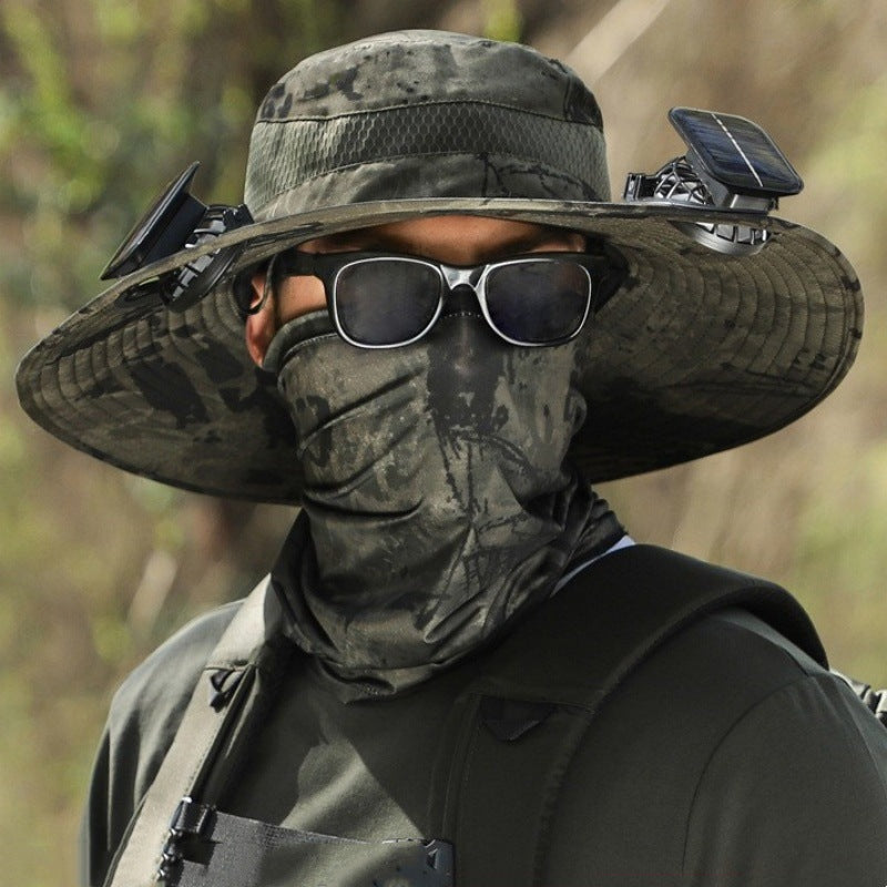 Solar Powered Cooling Hat with Built-in Fan